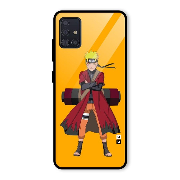 Naruto Uzumaki Art Glass Back Case for Galaxy A51