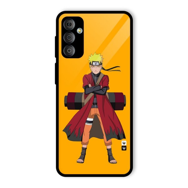 Naruto Uzumaki Art Glass Back Case for Galaxy F23