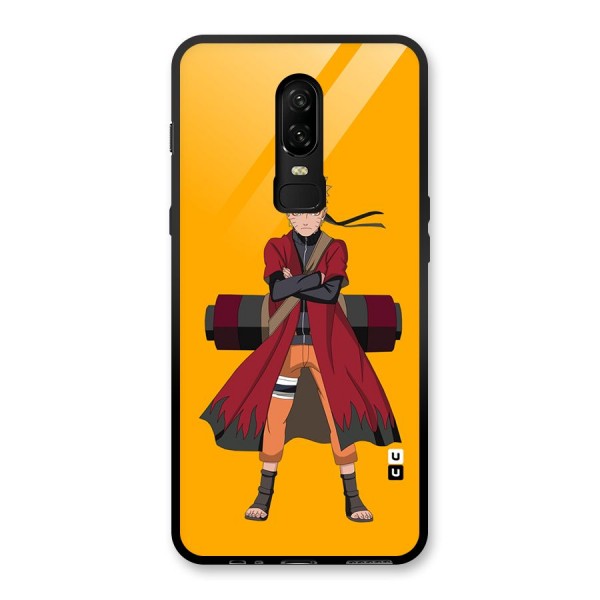 Naruto Uzumaki Art Glass Back Case for OnePlus 6