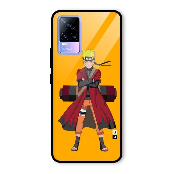 Naruto Uzumaki Art Glass Back Case for Vivo Y73