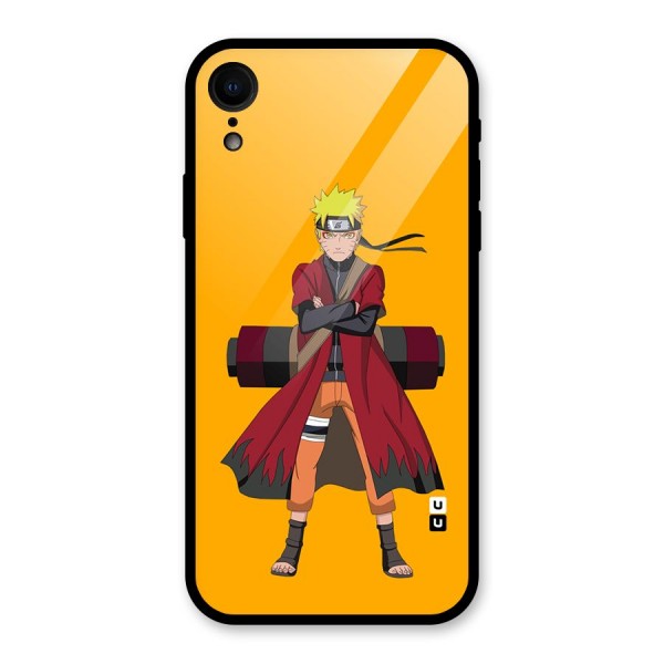 Naruto Uzumaki Art Glass Back Case for XR