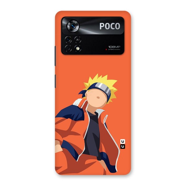 Naruto Uzumaki Minimalist Back Case for Poco X4 Pro 5G