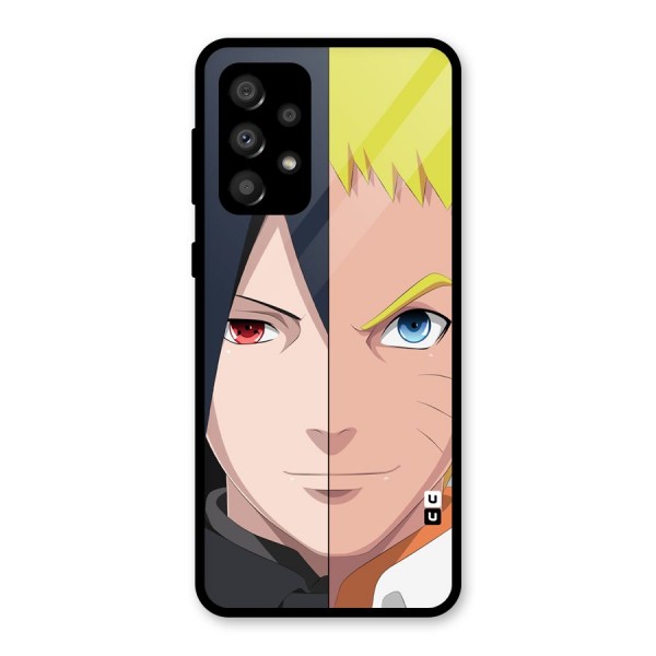 Naruto and Sasuke Glass Back Case for Galaxy A32