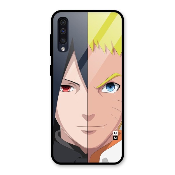 Naruto and Sasuke Glass Back Case for Galaxy A50s