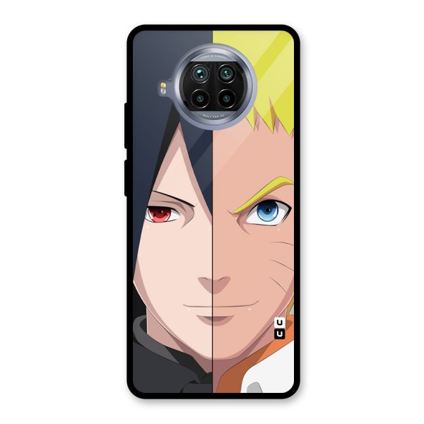 Naruto and Sasuke Glass Back Case for Mi 10i