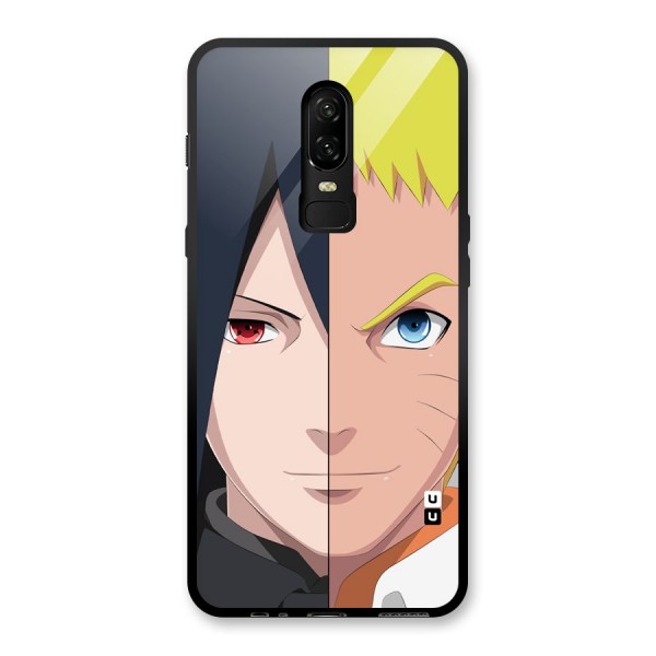 Naruto and Sasuke Glass Back Case for OnePlus 6