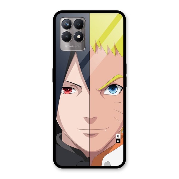 Naruto and Sasuke Glass Back Case for Realme 8i