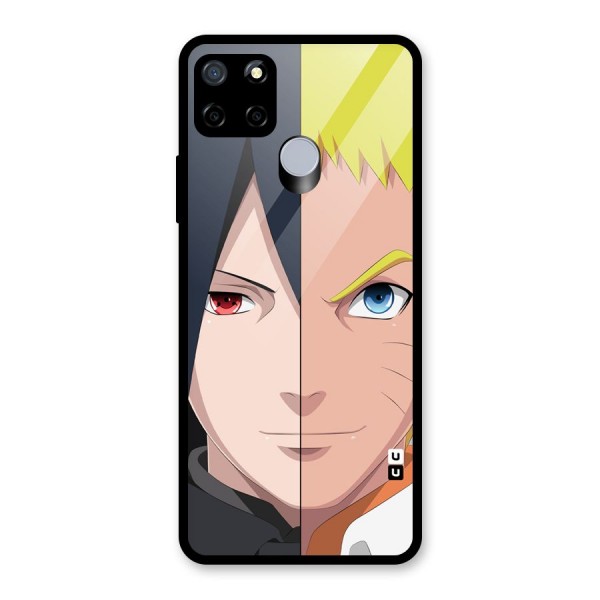 Naruto and Sasuke Glass Back Case for Realme C15