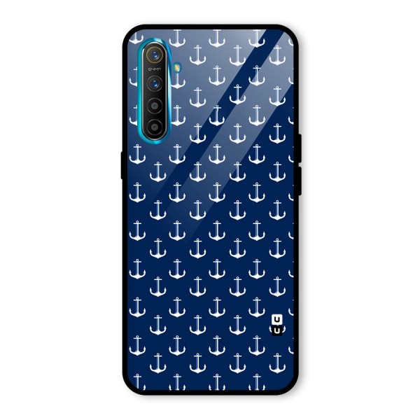 Nautical Pattern Glass Back Case for Realme XT