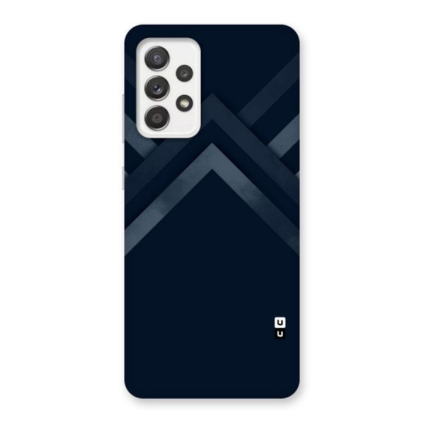 Navy Blue Arrow Back Case for Galaxy A52