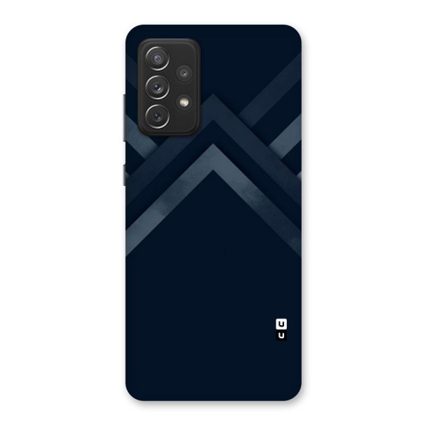 Navy Blue Arrow Back Case for Galaxy A72