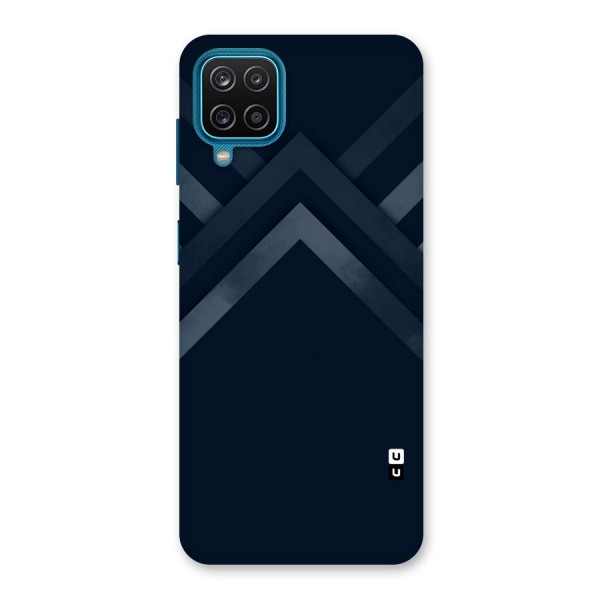 Navy Blue Arrow Back Case for Galaxy F12