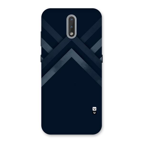 Navy Blue Arrow Back Case for Nokia 2.3