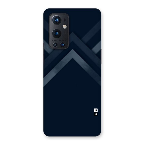 Navy Blue Arrow Back Case for OnePlus 9 Pro