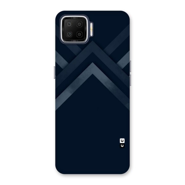 Navy Blue Arrow Back Case for Oppo F17