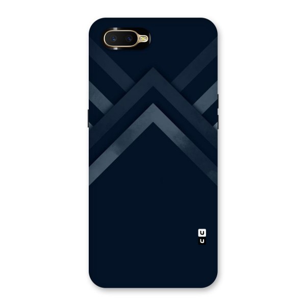 Navy Blue Arrow Back Case for Oppo K1