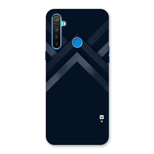 Navy Blue Arrow Back Case for Realme 5s