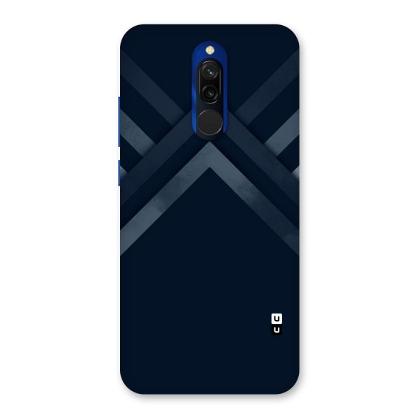 Navy Blue Arrow Back Case for Redmi 8