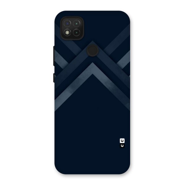 Navy Blue Arrow Back Case for Redmi 9C