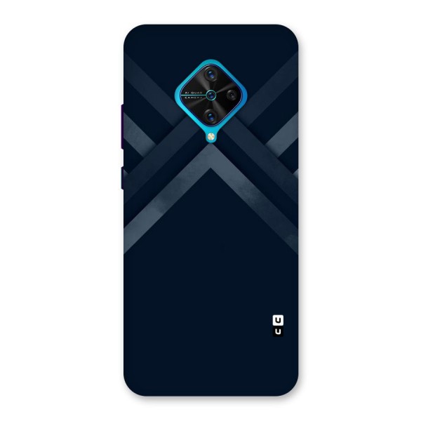 Navy Blue Arrow Back Case for Vivo S1 Pro