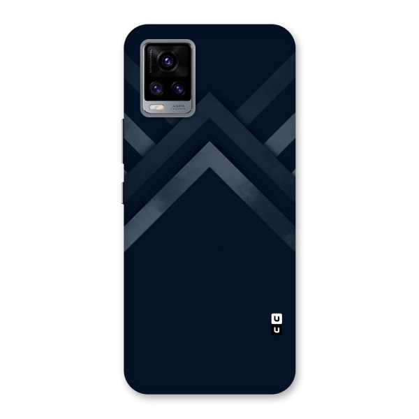 Navy Blue Arrow Back Case for Vivo V20