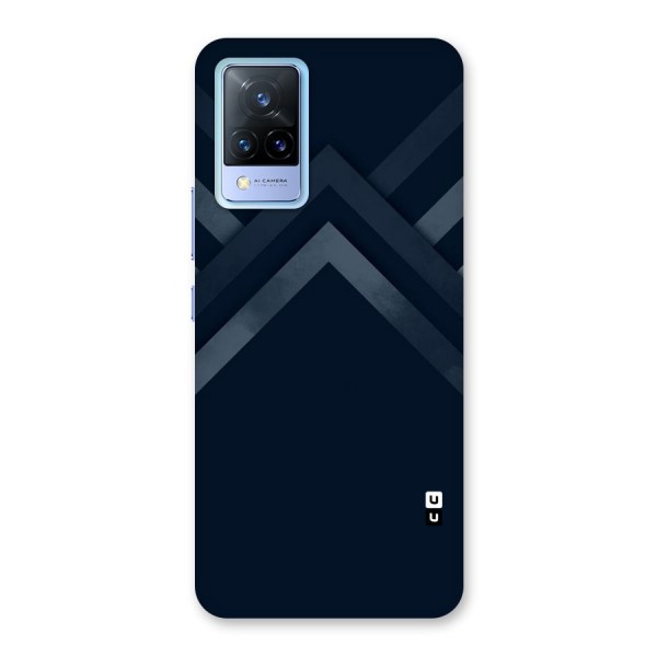 Navy Blue Arrow Back Case for Vivo V21 5G