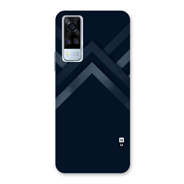 Navy Blue Arrow Back Case for Vivo Y51A