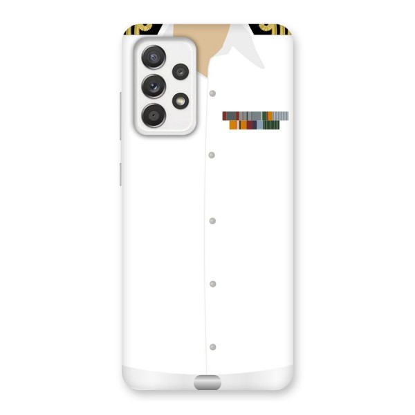 Navy Uniform Back Case for Galaxy A52