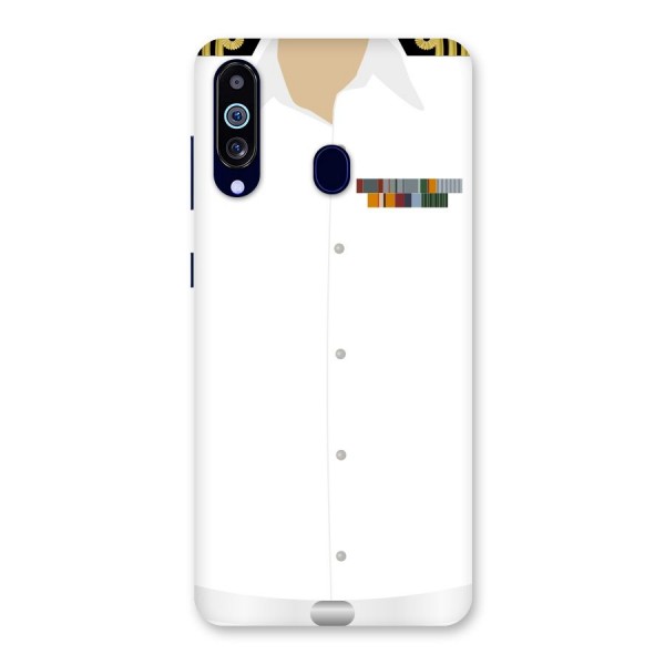 Navy Uniform Back Case for Galaxy A60