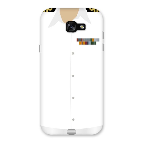 Navy Uniform Back Case for Galaxy A7 (2017)