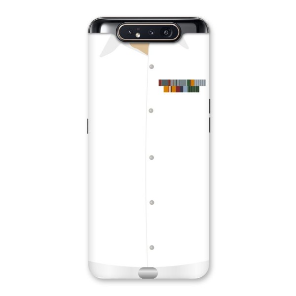 Navy Uniform Back Case for Galaxy A80