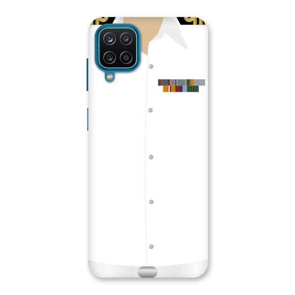 Navy Uniform Back Case for Galaxy F12