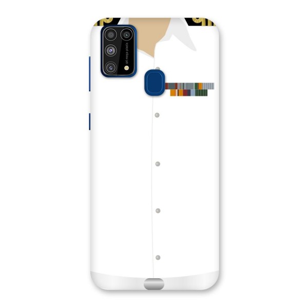 Navy Uniform Back Case for Galaxy F41