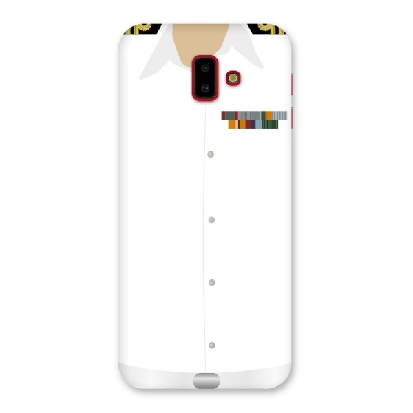 Navy Uniform Back Case for Galaxy J6 Plus