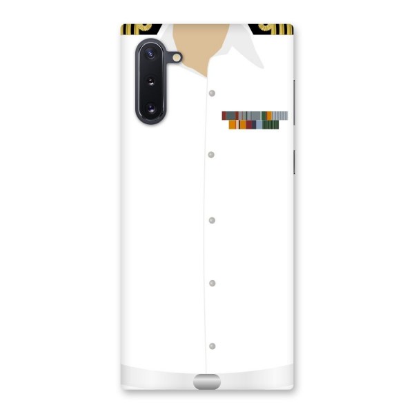 Navy Uniform Back Case for Galaxy Note 10