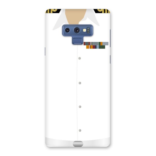 Navy Uniform Back Case for Galaxy Note 9