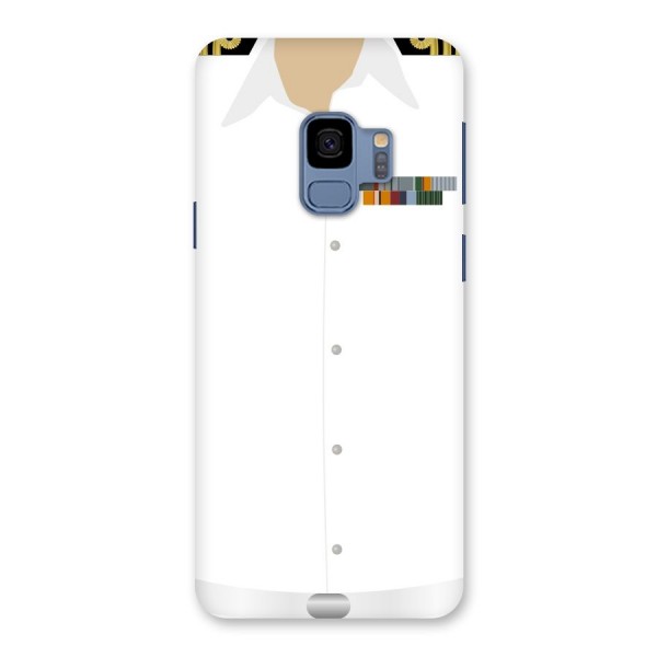 Navy Uniform Back Case for Galaxy S9