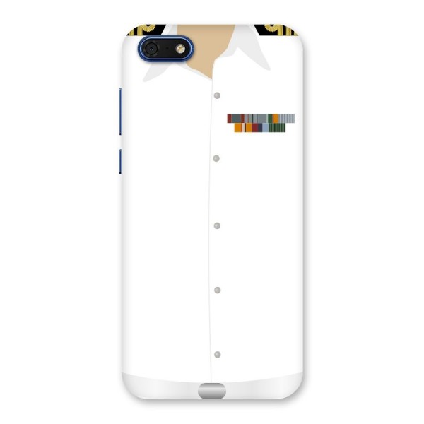 Navy Uniform Back Case for Honor 7s