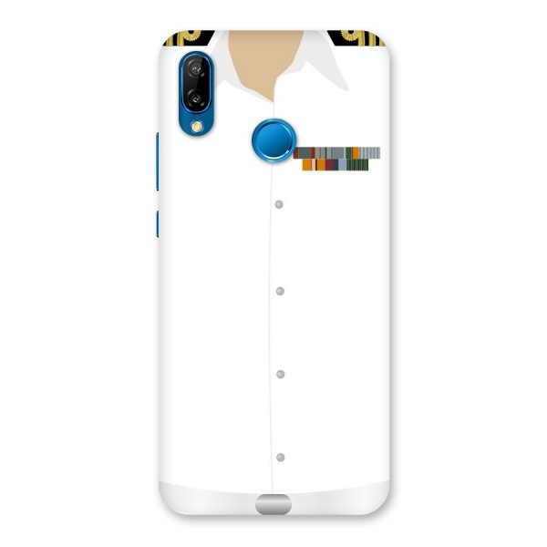 Navy Uniform Back Case for Huawei P20 Lite