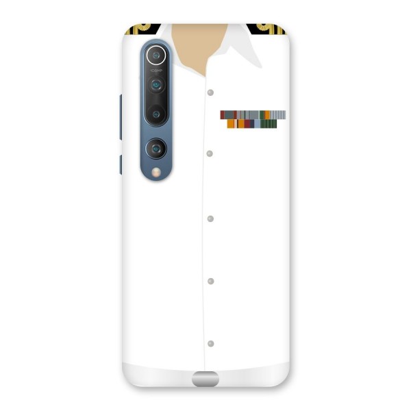 Navy Uniform Back Case for Mi 10