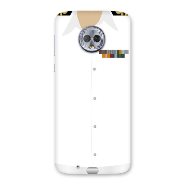 Navy Uniform Back Case for Moto G6