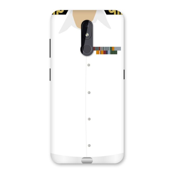 Navy Uniform Back Case for Nokia 3.2