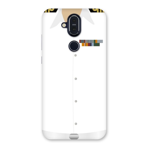 Navy Uniform Back Case for Nokia 8.1