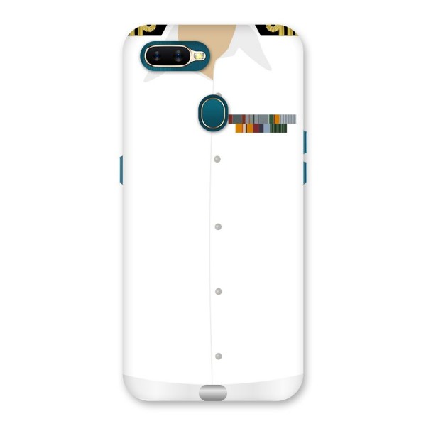 Navy Uniform Back Case for Oppo A12