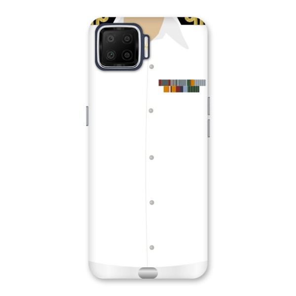 Navy Uniform Back Case for Oppo F17