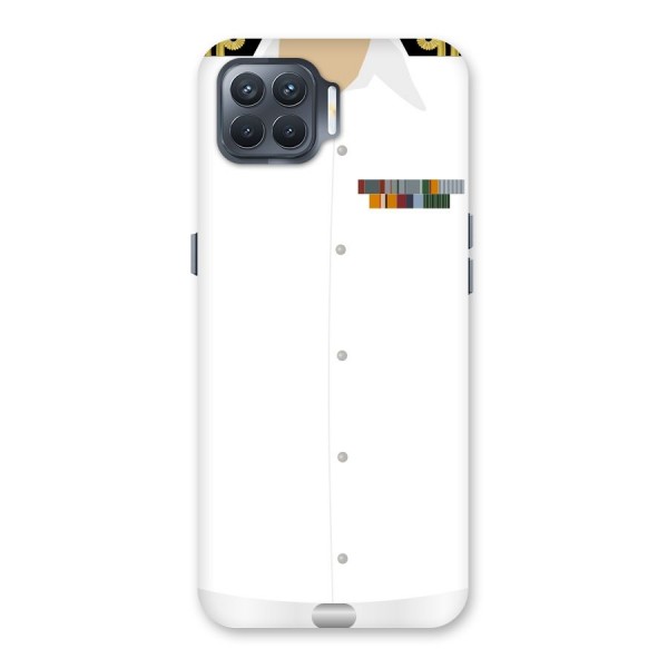 Navy Uniform Back Case for Oppo F17 Pro