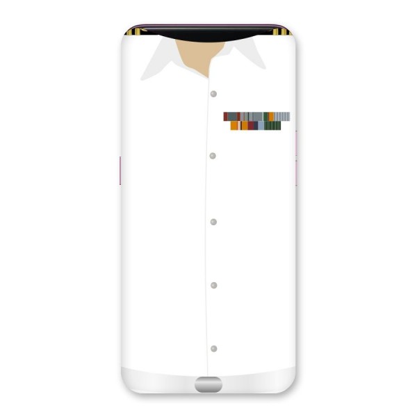 Navy Uniform Back Case for Oppo Find X