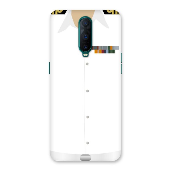 Navy Uniform Back Case for Oppo R17 Pro