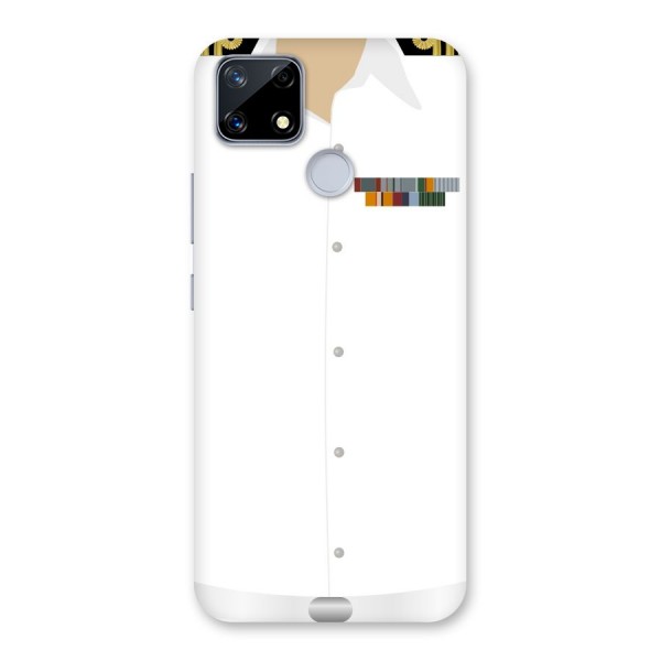 Navy Uniform Back Case for Realme Narzo 20