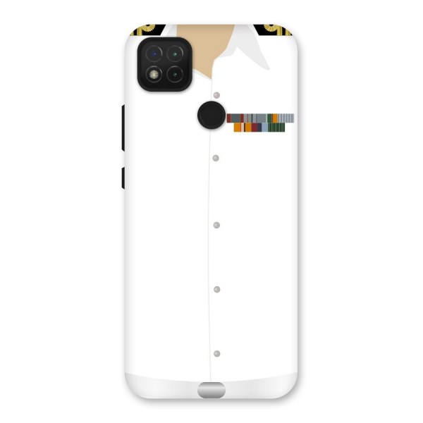 Navy Uniform Back Case for Redmi 9C